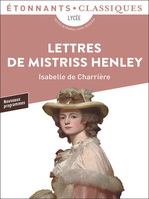 cover image of Lettres de Mistriss Henley